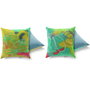 Aberto Design Juego de Cojines Multicolor de 43 x 43 cm (2 piezas)
